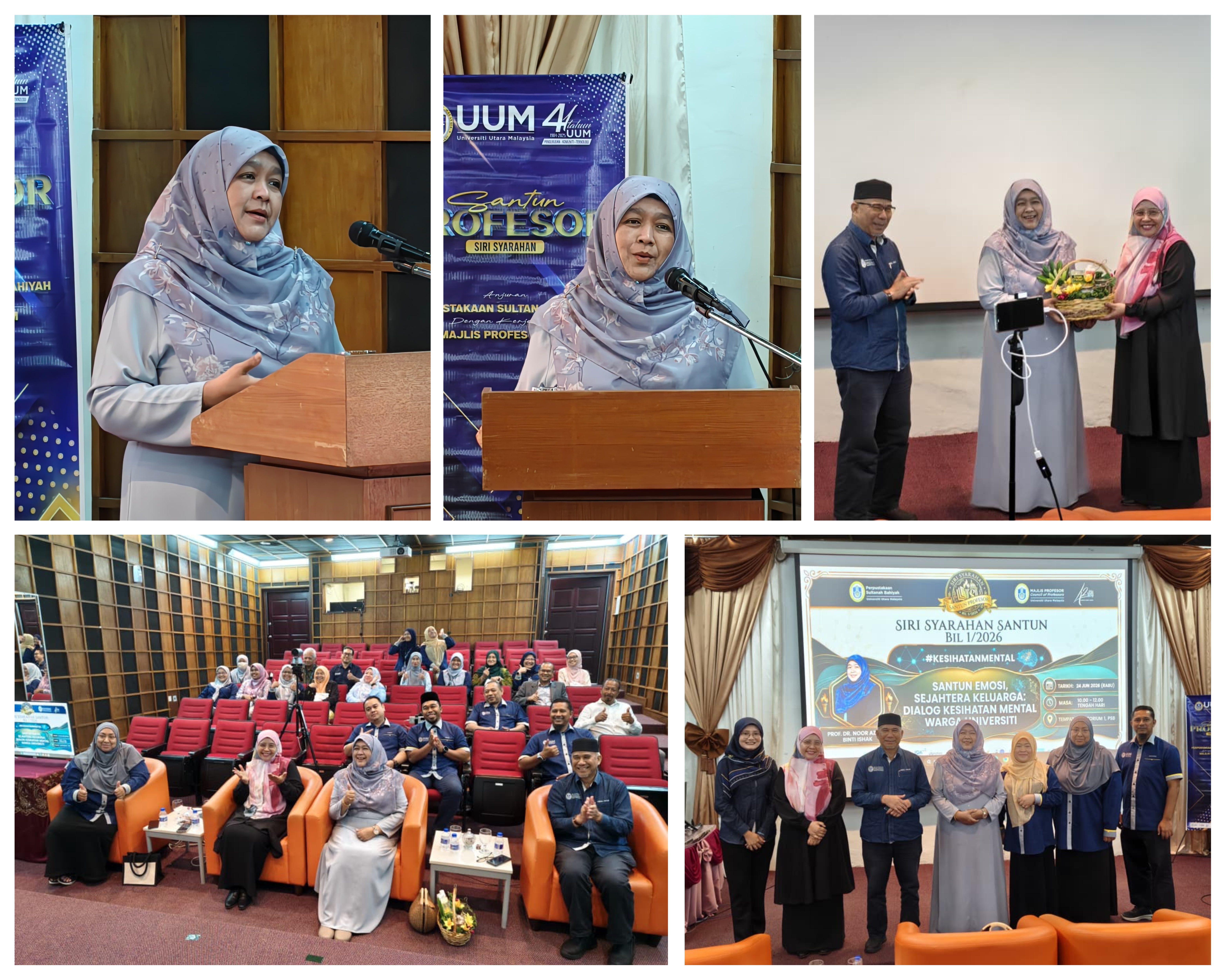 SIRI SYARAHAN SANTUN BIL. 1/2026 BERJAYA TINGKAT KESEDARAN KESIHATAN MENTAL WARGA UNIVERSITI
